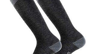 ZIONOR Ski Snow Socks High Knee Merino Wool Warm Plush...