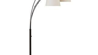 Amazon Brand – Rivet Modern Adjustable 3-Arm Floor Lamp...