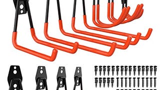 NOUVCOO Utility Double, 10-Pack Steel Heavy Duty Garage...