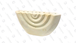 Soapstone White Menorah