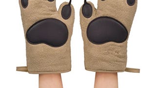 Genuine Fred BEAR HANDS Oven Mitts - Quality Cotton with...