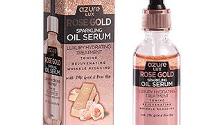 AZURE Rose Gold Anti Wrinkle Sparkling Oil Serum – Toning,...