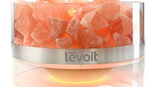 LEVOIT Aria Himalayan Salt Lamp, Pink Rock Large Crystal...