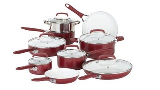 WearEver C943SF Pure Living Nonstick Ceramic 15-Piece Cookware...