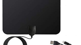 Digital Indoor HD TV Antenna 50-90 Miles Long Range, Amplifier...