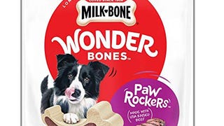 Milk-Bone Wonder Bones Long Lasting Dog Treats, Real Beef,...