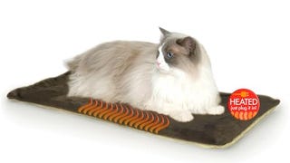 K&H Pet Products Heated Cat Bed Pad for Indoor Cats, Thermo-...