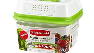 Rubbermaid FreshWorks Produce Saver Food Storage Container,...