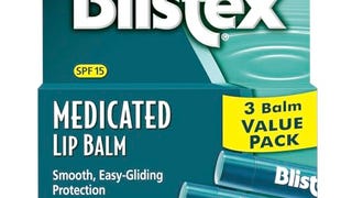 Blistex Medicated Lip Balm, 0.15 Ounce, 3 Count (Pack of...