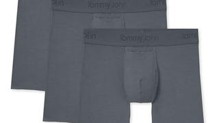 Tommy John Men’s Boxer Briefs 8” Underwear - Second Skin...