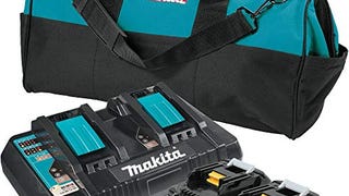 Makita BL1850B2DC2X 18V LXT Lithium-Ion Battery & Dual...