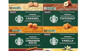 Starbucks K-Cup Coffee Pods—Flavored Coffee—Variety Pack...