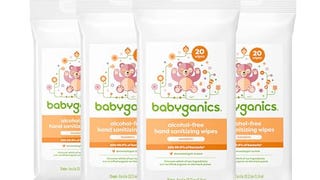 Babyganics Alcohol-Free Hand Sanitizing Wipes, Mandarin,...