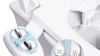 Dalmo Bidet Toilet Seat, Non-Electric Fresh Cold Water...