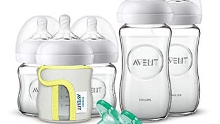 Philips Avent Natural Glass Bottle Baby Gift Set, SCD201/...