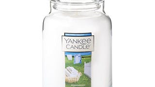 Yankee Candle Clean Cotton Scented, Large 22oz Jar Candle...