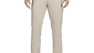 IZOD Men's Golf Swingflex Straight-Fit Flat-Front Pants,...