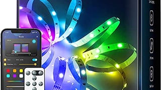 Govee 16.4ft Color Changing LED Strip Lights, Bluetooth...