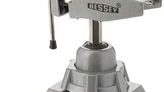 BESSEY BV-VB Vacuum Base Vise, Silver