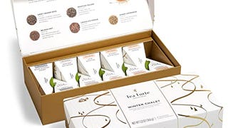 Tea Forte Petite Presentation Box Winter Chalet Tea Sampler...