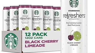 Starbucks, Refreshers with Coconut Water, Black Cherry...