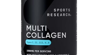 Sports Research Multi Collagen Pills (Type I, II, III, V,...