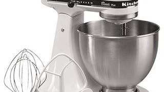 KitchenAid KSM75WH Stand Mixer, 4.5 Qt, White