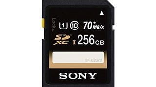 Sony 256GB Class 10 UHS-1 SDXC up to 70MB/s Memory Card...