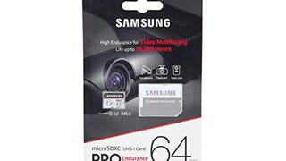 Samsung PRO Endurance 64GB 100MB/s (U1) MicroSDXC Memory...