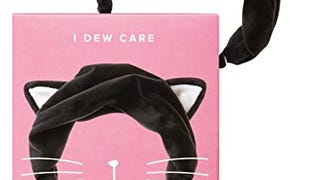 I DEW CARE Face Wash Headband - Black Cat | Spa, Soft, Cute...