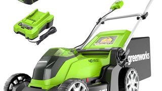 Greenworks 40V 17" Cordless (Push) Lawn Mower (75+ Compatible...