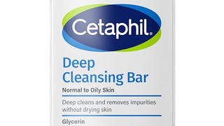 Cetaphil Bar Soap, Deep Cleansing Face and Body Bar, Pack...