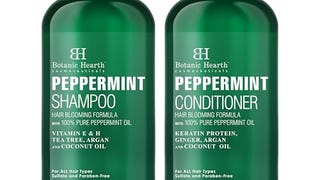 BOTANIC HEARTH Peppermint Oil Shampoo and Conditioner Set...