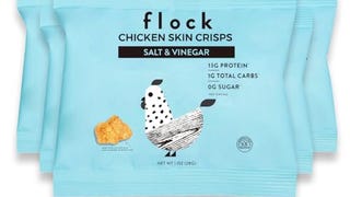 Flock Keto Chicken Skin Chips | Salt and Vinegar Flavor...