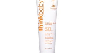 Thinkbaby SPF 50+ Baby Mineral Sunscreen – Safe, Natural...