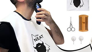 The Neat Guy 5-Piece Beard Apron Kit - Non-Stick Beard...