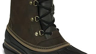 crocs Men's AllCast II Snow Boot, Espresso/Black, 9 M...