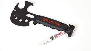 Off Grid Tools Pro Survival Axe Elite - Black, All Steel,...