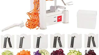 Paderno World Cuisine 6-Blade Vegetable Slicer / Spiralizer,...