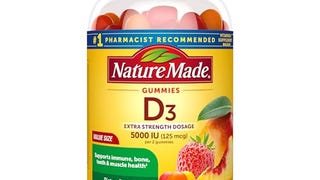 Nature Made Extra Strength Vitamin D3 5000 IU (125 mcg)...