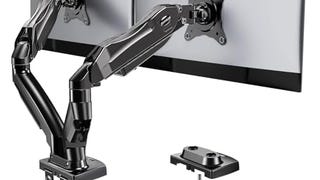 HUANUO Dual Monitor Stand - Full Adjustable Monitor Desk...