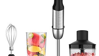 ZUUKOO KITCHEN Hand Blender, 4-in-1 Immersion Blender Handheld,...