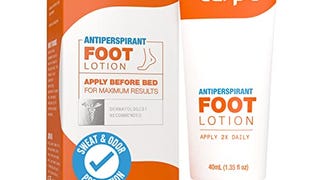 Carpe Antiperspirant Foot Lotion, A dermatologist-recommended...