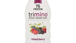 Trimino Protein Infused Water, Mixed Berry, 16 Ounce (Pack...