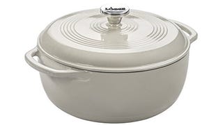 Lodge 6 Quart Enameled Cast Iron Dutch Oven with Lid – Dual...