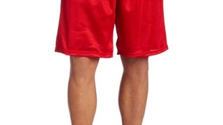 Soffe Men's 9 Inch Poly Mini Mesh Short, Red,