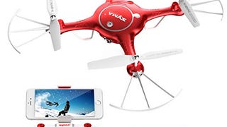 DoDoeleph Syma X5UW FPV RC Drone with 720P HD Wi-Fi Camera...