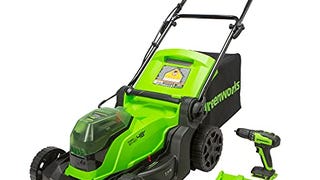 Greenworks 48V (2 x 24V) 17" Brushless Cordless Lawn Mower...