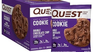 Quest Nutrition Double Chocolate Chip Protein Cookie, High...