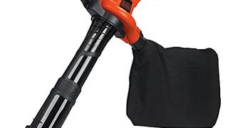 BLACK+DECKER Leaf Blower, Vacuum and Mulcher 3-in-1, 12...